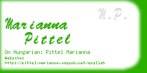 marianna pittel business card